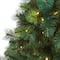 6ft. Pre-Lit Mixed Green Scotch Pine Artificial Christmas Tree with LED Lights